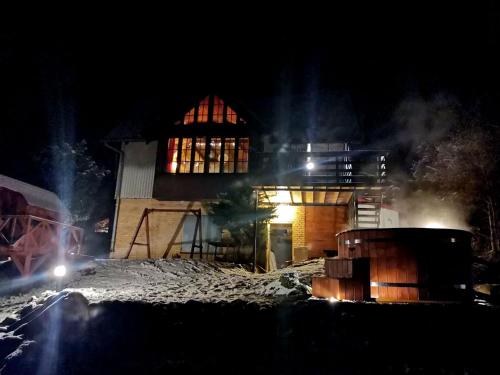 Fotografie z fotogalerie ubytování Kuleszówka Domek na Kaszubach z Balią Ogrodową v destinaci Gowidlino