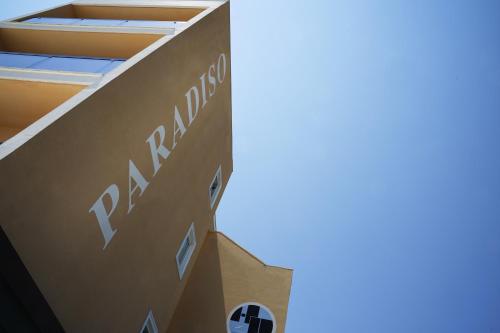 a view of the side of a building at Hotel Paradiso in Grottammare
