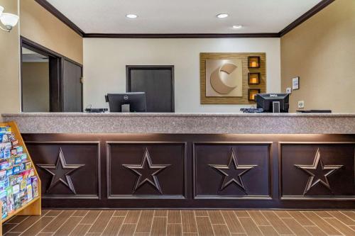 a bar at a hotel with stars on it at Comfort Inn & Suites Texas Hill Country in Boerne
