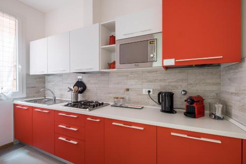 Dapur atau dapur kecil di Canonica Suites