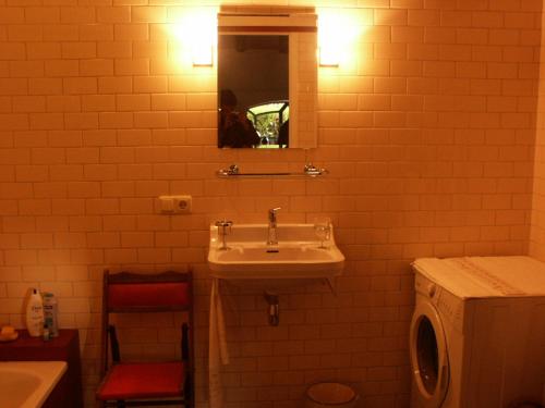 Kylpyhuone majoituspaikassa De Wilgenhof