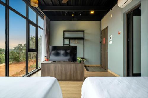 Bach Duong Hotelにあるベッド