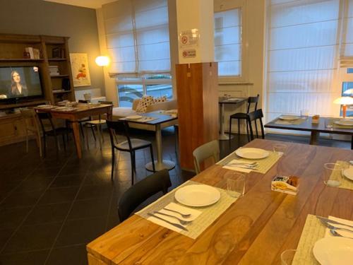 Kuchyň nebo kuchyňský kout v ubytování Hotel Rubicone