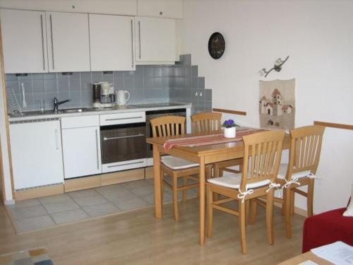 Kuchyň nebo kuchyňský kout v ubytování La Prada - 2 Zimmerwohnung mit 40m2 für max. 3 Personen