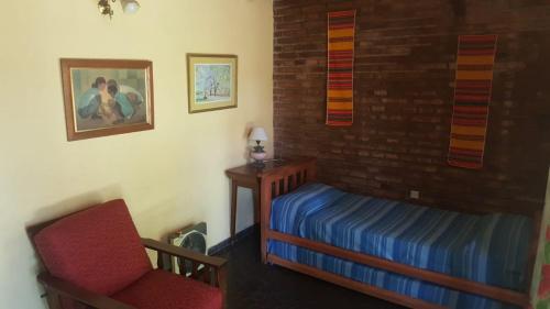 Istumisnurk majutusasutuses Casa en Playa Perelli