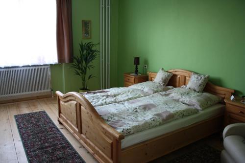 Giường trong phòng chung tại Zantnhof