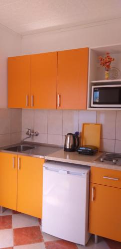 Кухня или мини-кухня в Apartments Okuka
