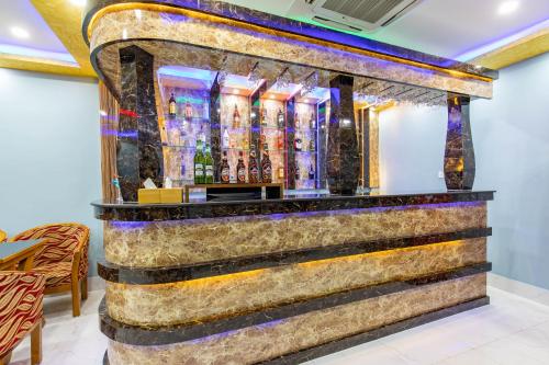 Salon ili bar u objektu Siddhartha Hotel Grand City