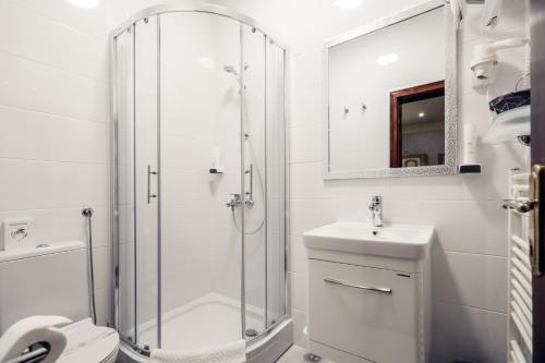 ห้องน้ำของ Hotel Dunav