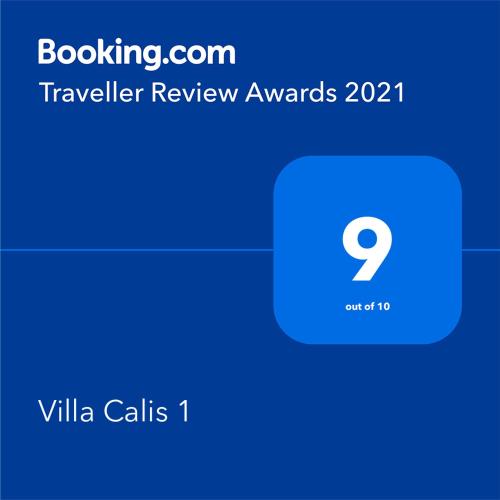 Sijil, anugerah, tanda atau dokumen lain yang dipamerkan di Villa Calis 1