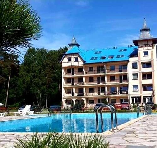 Bazén v ubytování Blue Mare Apartment u Agi nebo v jeho okolí