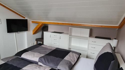 Postel nebo postele na pokoji v ubytování Marianne