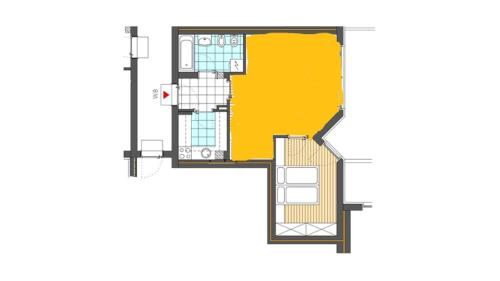 Půdorys ubytování HAUS GREG