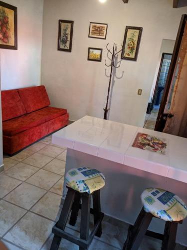 Χώρος καθιστικού στο Casita Felixz