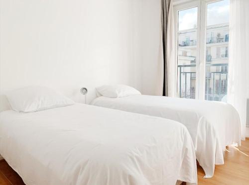 เตียงในห้องที่ Appartement 6 pers. à Disneyland Paris