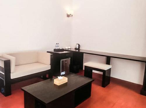 Χώρος καθιστικού στο de Bintan Villa