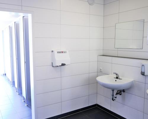 Koupelna v ubytování Dünencamping Amrum
