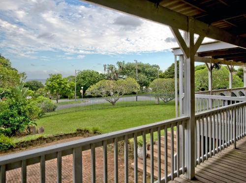 a porch with a view of a park at 6 Margaret in Scottburgh