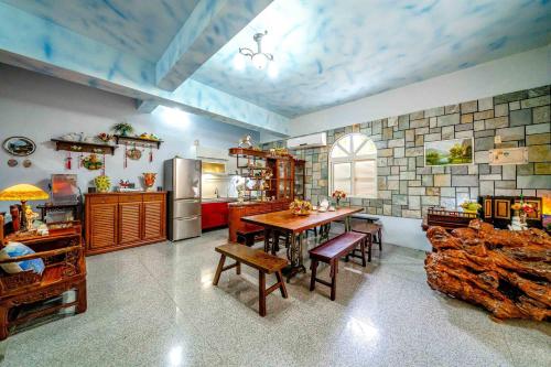 Una cocina o cocineta en Yi Jing B&B