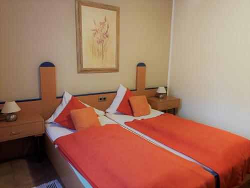 Postel nebo postele na pokoji v ubytování Hotel Krasemann