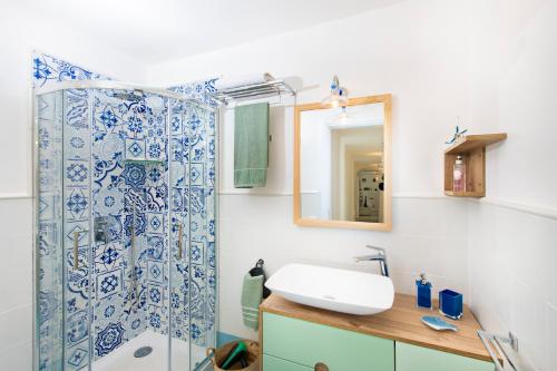 Koupelna v ubytování Casa Lucienne