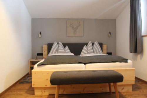 Postel nebo postele na pokoji v ubytování Landhaus Patricia