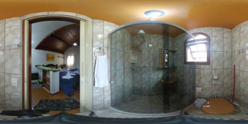 Phòng tắm tại Villa de Chino