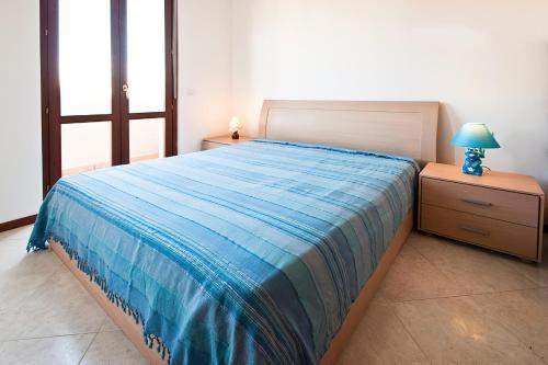 Ένα ή περισσότερα κρεβάτια σε δωμάτιο στο Romantic total sea view