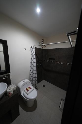Koupelna v ubytování Hotel Sevilla Palenque