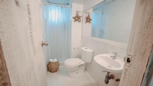Koupelna v ubytování Hotel Marbelo Coveñas