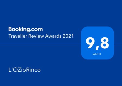 a screenshot of the travel review awards at L'OZioRinco Apartments in Florence