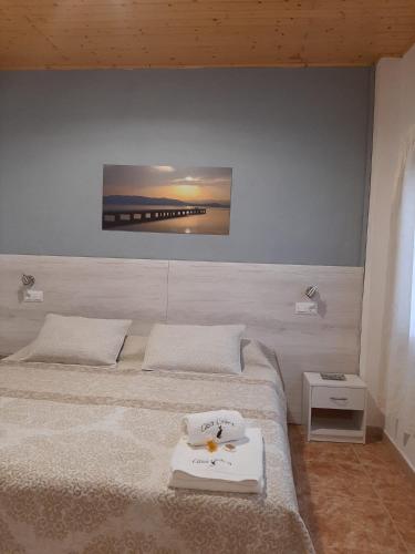 Ένα ή περισσότερα κρεβάτια σε δωμάτιο στο Casa Llebra IV