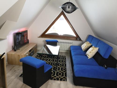 Χώρος καθιστικού στο ApartPodhale