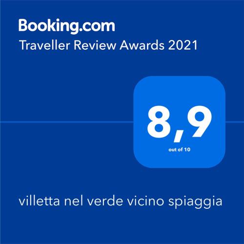 a screenshot of a cell phone with the number at villetta nel verde vicino spiaggia in Orbetello