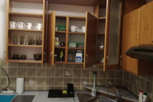 Kuchyň nebo kuchyňský kout v ubytování Flat3 with 2bedrooms WiFi