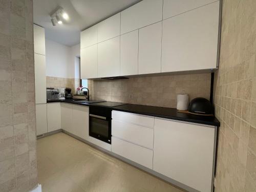 Dapur atau dapur kecil di Willa w Rewalu