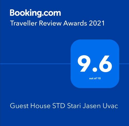 a screenshot of a guest house sigiriya star jason uvas at Apartments Stari Jasen Uvac in Družiniće