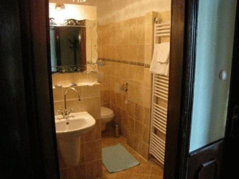 Kylpyhuone majoituspaikassa Zámok u Grofa