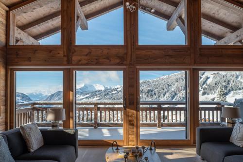 L'établissement Chalet Louis en hiver