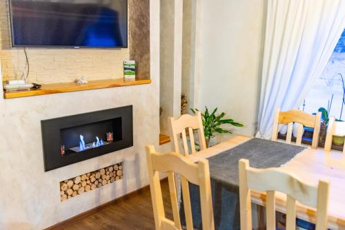 TV a/nebo společenská místnost v ubytování Casa Danielle