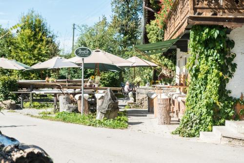 Zahrada ubytování RamsAu-das Gasthaus