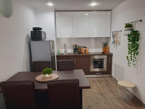 Кухня или кухненски бокс в Apartment A36 Silver Mountain