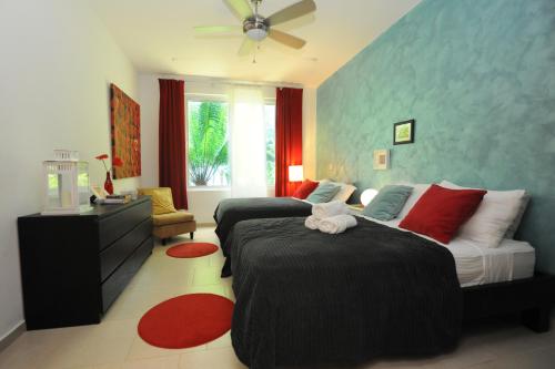 Ein Bett oder Betten in einem Zimmer der Unterkunft Instyle Residences at Infiniti Blu