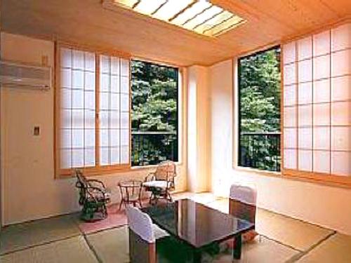 Posezení v ubytování Shima Onsen Ichigekan