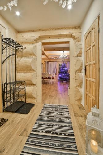 Cama o camas de una habitación en Dom na Wichrowym Wzgórzu