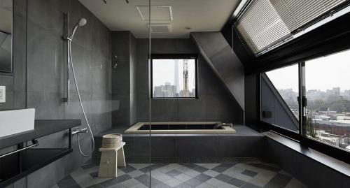 Koupelna v ubytování Asakusa Kokono Club Hotel