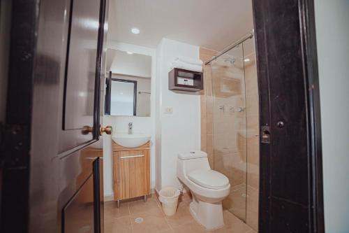 Vannituba majutusasutuses Hotel Metropolis Plaza Cali