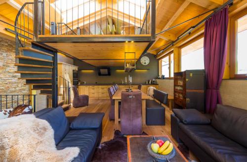 Zona d'estar a Chalet Black Pearl