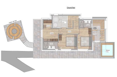 Plànol de Chalet Black Pearl