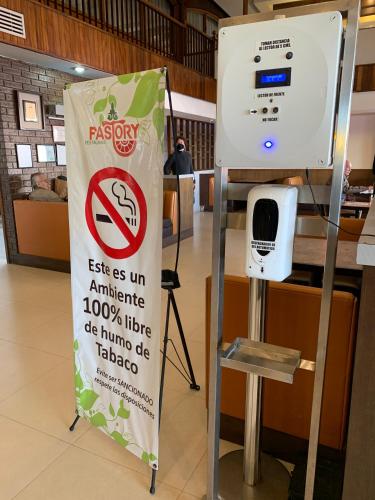 Certifikát, hodnocení, plakát nebo jiný dokument vystavený v ubytování Fastos Hotel